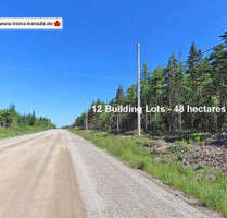 Cape Breton - Top-Investment-Gelegenheit - Neu-Erschließung mit 12 Lots - 48 Hektar nahe Sydney und Bras d`Or Lake - Big Pond