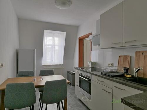 Blick in die Küche - Etagenwohnung mit 44,00 m² in Dresden zur Miete