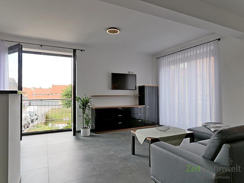 (EF0703_M) Erfurt: Ermstedt, neu gebaute und möblierte 2-Zimmer-Wohnung in ruhiger Lage, WLAN, Full-Service
