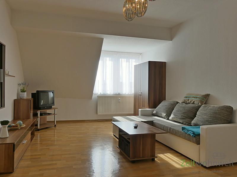 (EF0564_M) Gera: Ronneburg, geräumige möblierte 1-Zimmer-Wohnung mit Wohnküche, WLAN inklusive - Ronneburg Thür