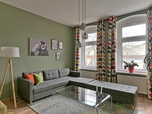gemütliches Sofa - 2 Zimmer Etagenwohnung zur Miete in Chemnitz