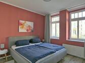 Blick ins Schlafzimmer - 2 Zimmer Etagenwohnung in Chemnitz