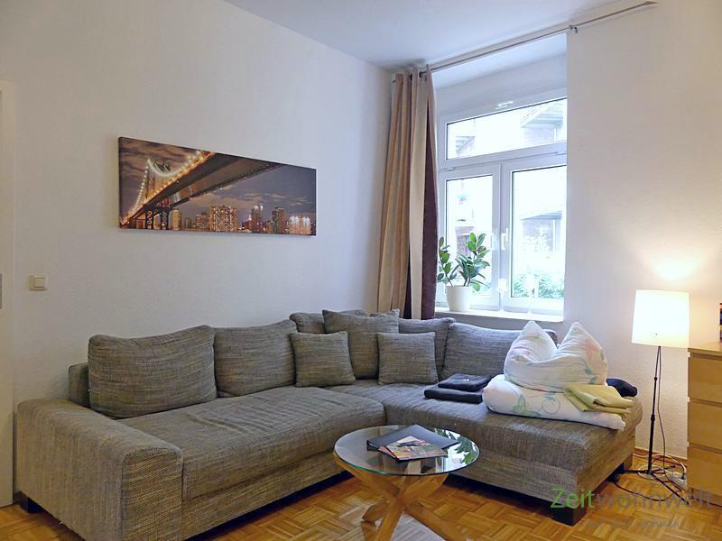 (EF0583_M) Erfurt: Andreasvorstadt, möblierte 3-Zimmer-Wohnung im Hochparterre, Parkettböden, WLAN
