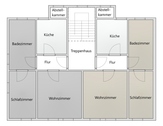 Grundrisszeichnung - 16 Zimmer Mehrfamilienhaus, Wohnhaus in Gotha