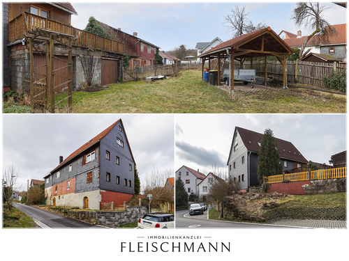 Außenansichten - 12 Zimmer Zweifamilienhaus zum Kaufen in Schleusingen