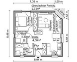 Grundriss_SH062B_a - 2 Zimmer Einfamilienhaus zum Kaufen in Braunsbedra / Großkayna