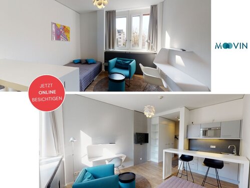 Bild 1 - ++All-Inclusive-Miete: Stylisches, möbliertes 1-Zimmer-Apartment im Herzen von München +++