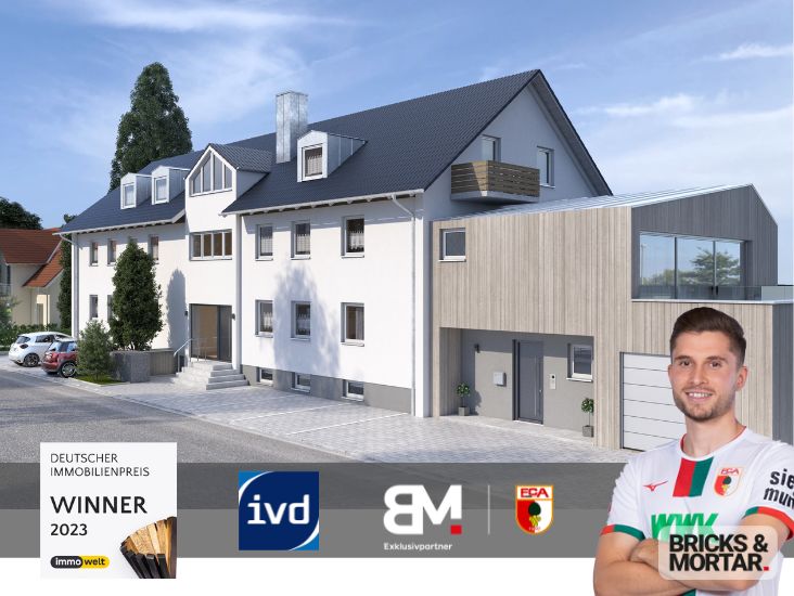 Neubau- und Anbau eines Stadthaus mit zwei großzügigen Zimmern im Loftcharakter - Bad Wörishofen