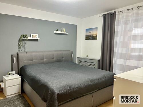 Schlafzimmer - 4 Zimmer Etagenwohnung zum Kaufen in Augsburg / Hammerschmiede