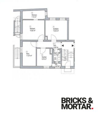 WHG 1, EG links - Erdgeschoßwohnung mit 69,00 m² in Augsburg zum Kaufen