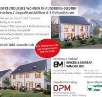 KfW Effizienzhaus 40 FAMILIENFREUNDLICHES WOHNEN Doppelhaushälfte mit 126m² und SW-Terrasse - Diedorf