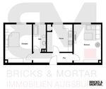 Grundriss WHG 05 - 2 Zimmer Etagenwohnung zum Kaufen in Augsburg