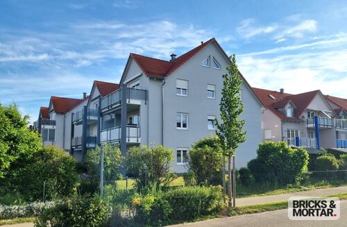 Ansicht, Seite - 3.5 Zimmer Maisonettenwohnung zum Kaufen in Langweid am Lech / Stettenhofen