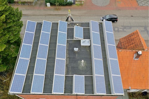 Ansicht Dach Photovoltaikanlage - 