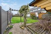 Rasenfläche mit Terrasse - 4 Zimmer Reihenmittelhaus in Altenberge