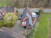 Luftaufnahme Rückansicht - 5 Zimmer Einfamilienhaus in Rheine / Bentlage