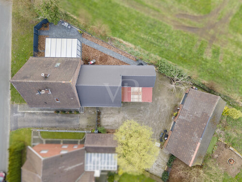 Luftaufnahme - Einfamilienhaus mit 154,00 m² in Rheine / Bentlage zum Kaufen