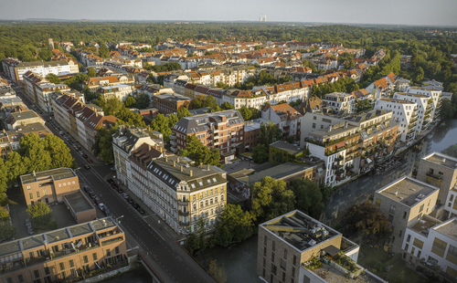 Visualisierung Vogelperspektive - Penthouse mit 194,80 m² in Leipzig zum Kaufen