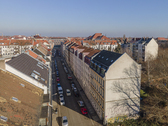 Straßenansicht - 3 Zimmer Etagenwohnung zum Kaufen in Leipzig