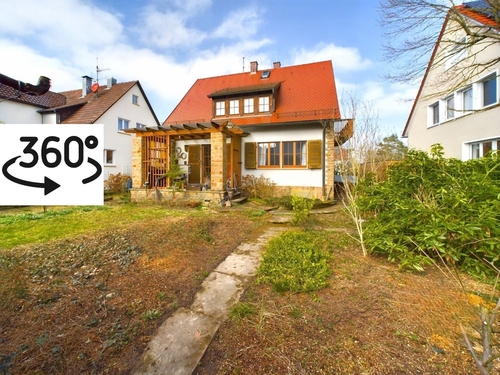 Titel360 - Ihre Chance! Freistehendes EFH mit großem Garten, Garage, Terrasse, sehr gute Lage, S-Vaihingen