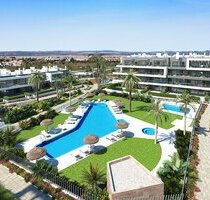 Penthouse-Wohnungen mit 3 Schlafzimmern, 2 Bädern, Dachterrasse, Kfz-Stellplatz, Gemeinschaftspools und beheizten Whirlpools - Torrevieja Valencia