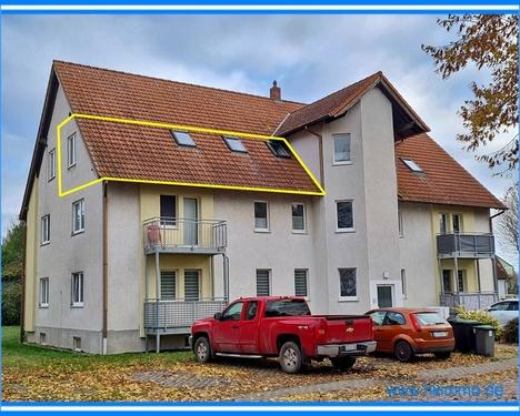 Straßenansicht 1 Raumwohnung - Eigentumswohnung als Kapitalanlage in Arensdorf bei Köthen