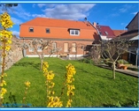 Gartenansicht - Villa in Aken - Wohngemeinschaft Elbaue - 1 Zimmer Erdgeschoßwohnung zur Miete in Aken