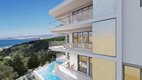 Bild 1 - Stadtvilla mit Pool und Panoramablick auf das Meer Split