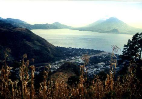 84 ha bestes Land mit Blick auf den Atitlansee und Vulkane - Solola