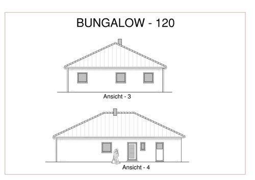 Bungalow-120 m² - Ansichten-2-1.jpg - 4 Zimmer Mehrfamilienhaus, Wohnhaus zum Kaufen in Ilsede