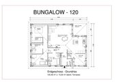 Bungalow-120 m² - Grundriss-1.jpg - 4 Zimmer Mehrfamilienhaus, Wohnhaus in Ilsede