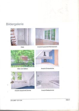 Mietwohnung - 3 Zimmer Dachgeschoßwohnung zur Miete in Hagen im Bremischen