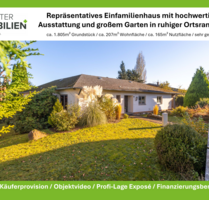 Repräsentatives Einfamilienhaus mit Traumgarten - Hüblingen