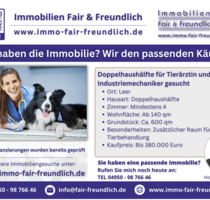 Suchanzeige: Tierärztin und Industriemechaniker suchen Doppelhaushälfte in Leer oder nähere Umgebung! - Leer (Ostfriesland)