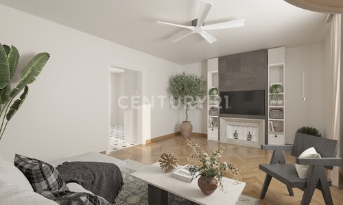 Wohnzimmer EG (Visualisierung) - 3 Zimmer Doppelhaushälfte zum Kaufen in Castrop-Rauxel Habinghorst