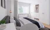 EG Schlafzimmer (Visualisierung mit Einrichtungsbeispiel) - 