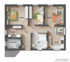 Muster- Grundriss - Mehrfamilienhaus, Wohnhaus mit 180,00 m² in Aachen / Brand zum Kaufen