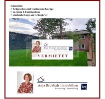Gütersloh: Erdgeschoss mit Garten und Garage in einem 2 Familienhaus, stadtnahe Lage am Grüngürtel