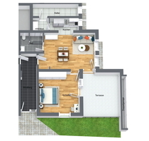 ++ 2-Zimmer Erdgeschoß mit Terrasse - Wohnanlage Sonnenhof ++ ++ ökologisch und modern wohnen ++ - Zapfendorf