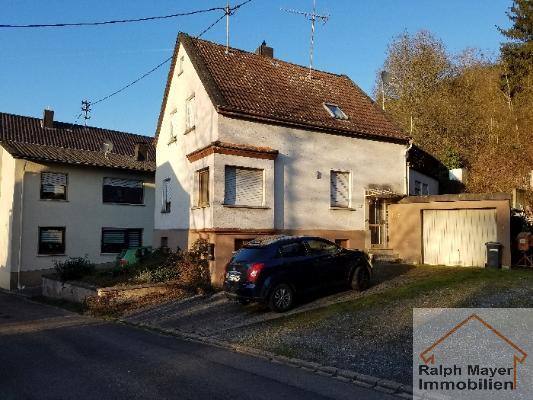 RESERVIERT ... Nähe GLOBUS: günsiges EFH mit Garage und kleinem Garten im Stadtteil Weierbach - Idar-Oberstein