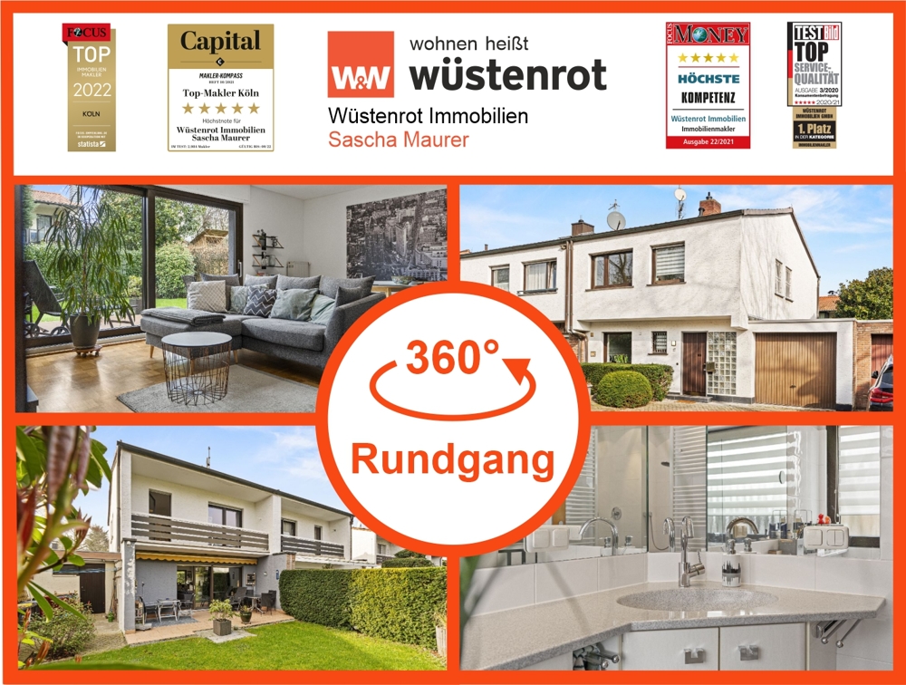 Mit 3D u. Video: TOP-LAGE - Charmantes Einfamilienhaus mit modernem Flair und Gartenidylle in Rheinnähe - Köln