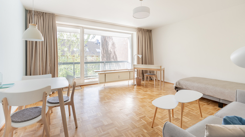 Wohnzimmer - Etagenwohnung mit 60,00 m² in Hamburg zur Miete