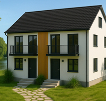 Harmonisches Doppelhaus mit großem Garten und Wassernähe – Rückzugsort bei Berlin - Zeuthen