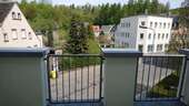 Blick vom Balkon - * Neuer Preis* tolle Maisonettewohnung mit großem Balkon, inkl. EBK