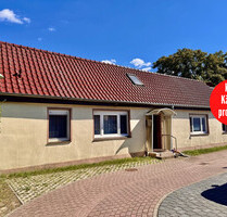 HORN IMMOBILIEN ++ Doppelhaushälfte an der Stadtmauer in Brüssow bei Pasewalk