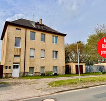 HORN IMMOBILIEN++ Dreifamilienhaus in Penkun mit großem Grundstück