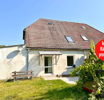 HORN IMMOBILIEN ++ Doppelhaushälfte bei Penkun im großen Grundstück in ruhige Lage - Penkun / Battinsthal