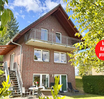 HORN IMMOBILIEN großes Ferienhaus in Röbel an der Müritz, zwei Terrassen, Balkon, zwei Einbauküchen - Röbel/Müritz