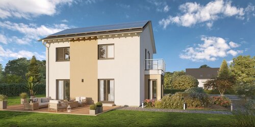 Außenansicht Garten - Einfamilienhaus mit 142,23 m² in Selbitz zum Kaufen