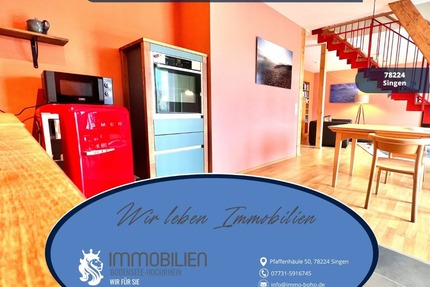 Hohentwiel-Panorama Eigentumswohnung: Maisonette Wohnung mit XL-Terrasse in Singen-Nord zum Kauf